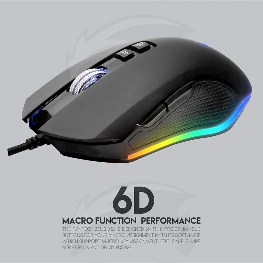 Fantech X5S Zeus Macro Pro Gaming Mouse Fantech X5S Zeus Macro Pro Gaming Mouse